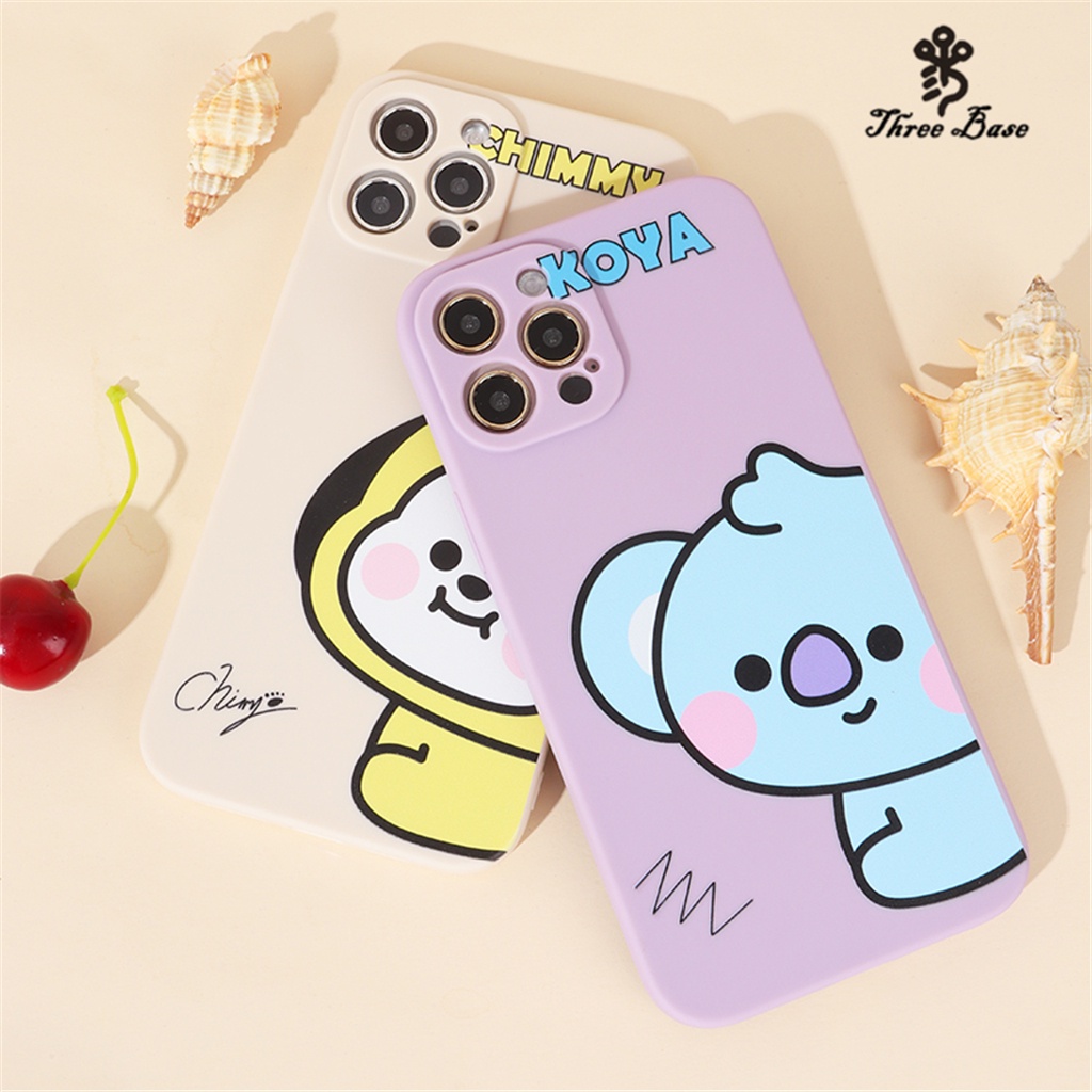 Ốp Điện Thoại Tpu Dẻo In BTS BT21 TATA KOYA RJ MANG CHIMMY SHOOKY Iphone8 7Plus 8plus X XS XR XSMax 11Pro max iphone 11 12