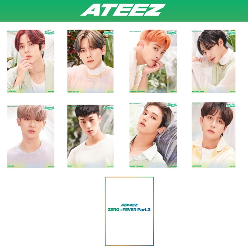Bộ Thẻ Ảnh Lomo Nhóm Nhạc Ateez