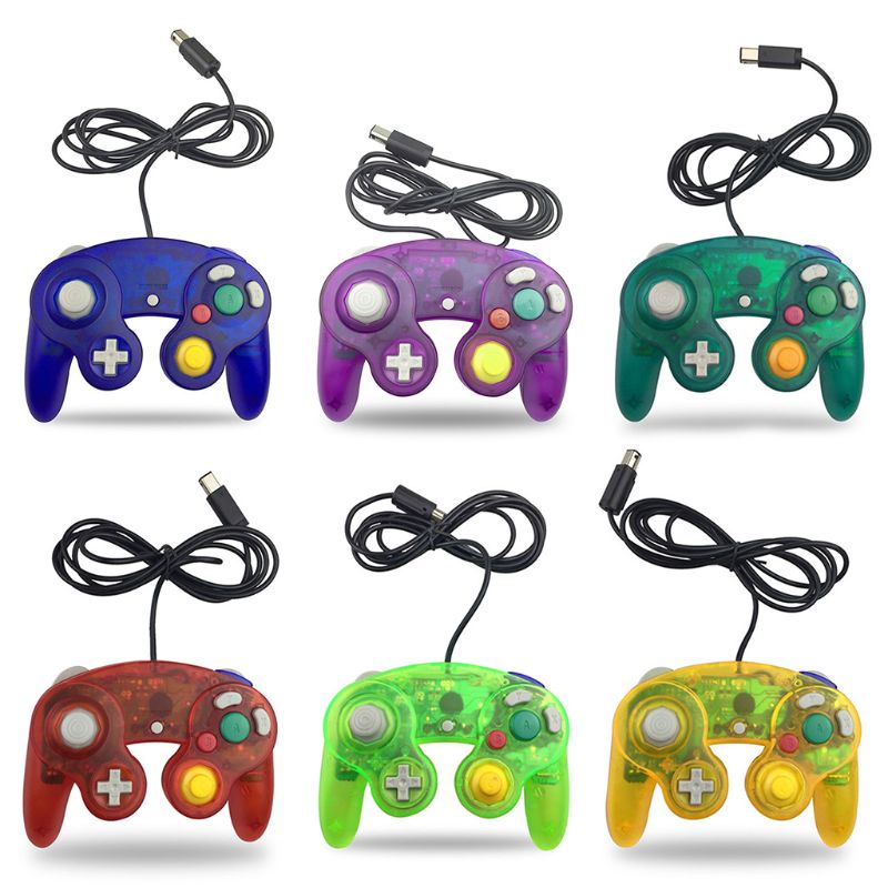 R* Wired Controller for Wii GC single point game vibration handle