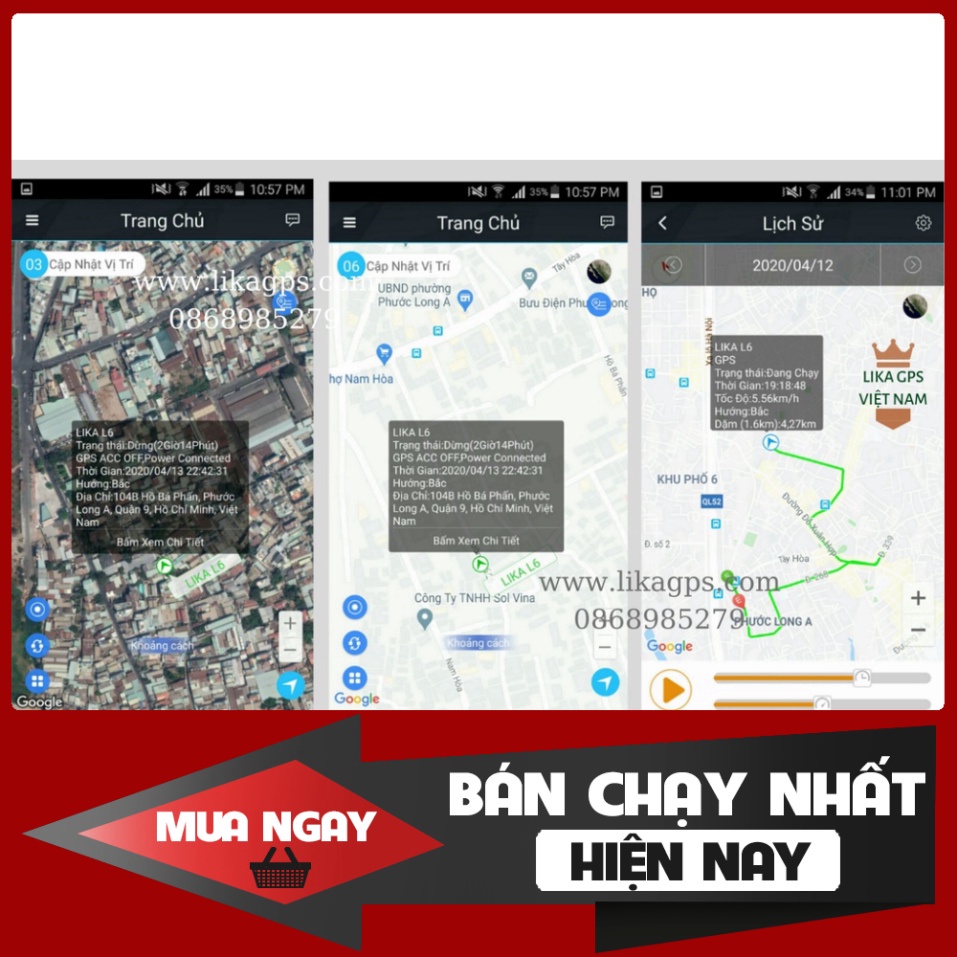 ƯU ĐÃI MÙA HÈ Định vị không dây LIKA K1 độ đúng hơn cao - không lấy phí ứng dụng trọn đời - kích tấc siêu nhỏ gọn ƯU ĐÃI