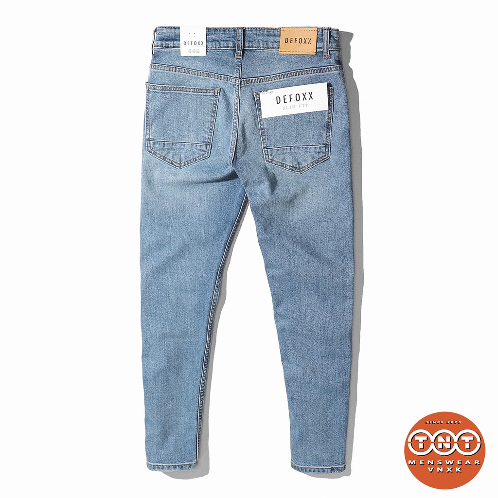 [ HÀNG ĐỘC QUYỀN DEFOXX ] Quần jean nam xanh đậm, vải cao cấp, không xù lông, không bai nhão và ra màu,  form slim fit. | BigBuy360 - bigbuy360.vn