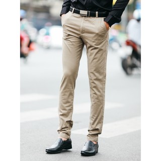 Quần Kaki Nam Thời Trang MK04 Kem