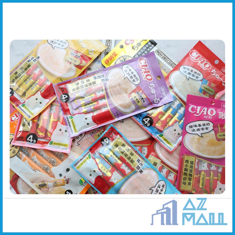 Súp thưởng Ciao Churu 19 vị siêu hấp dẫn, súp thưởng cho mèo cho chọn vị