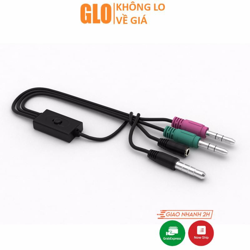 Cáp Livestream 3 Đầu Chuẩn Kết Nối Điện Thoại Android/Iphone Với Soundcard