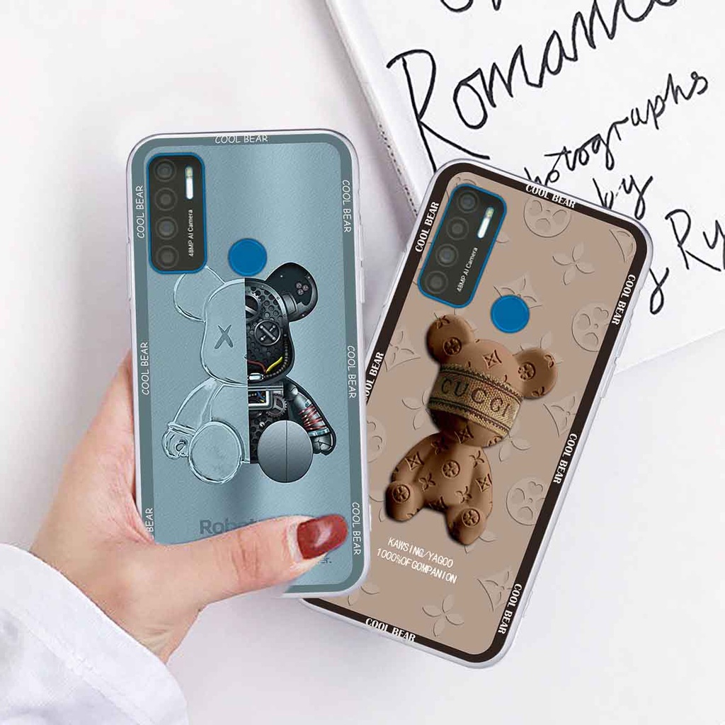 Ốp Vsmart Star 5 / Joy 4 / Live 4 bear brick, gấu đáng yêu, dễ thương