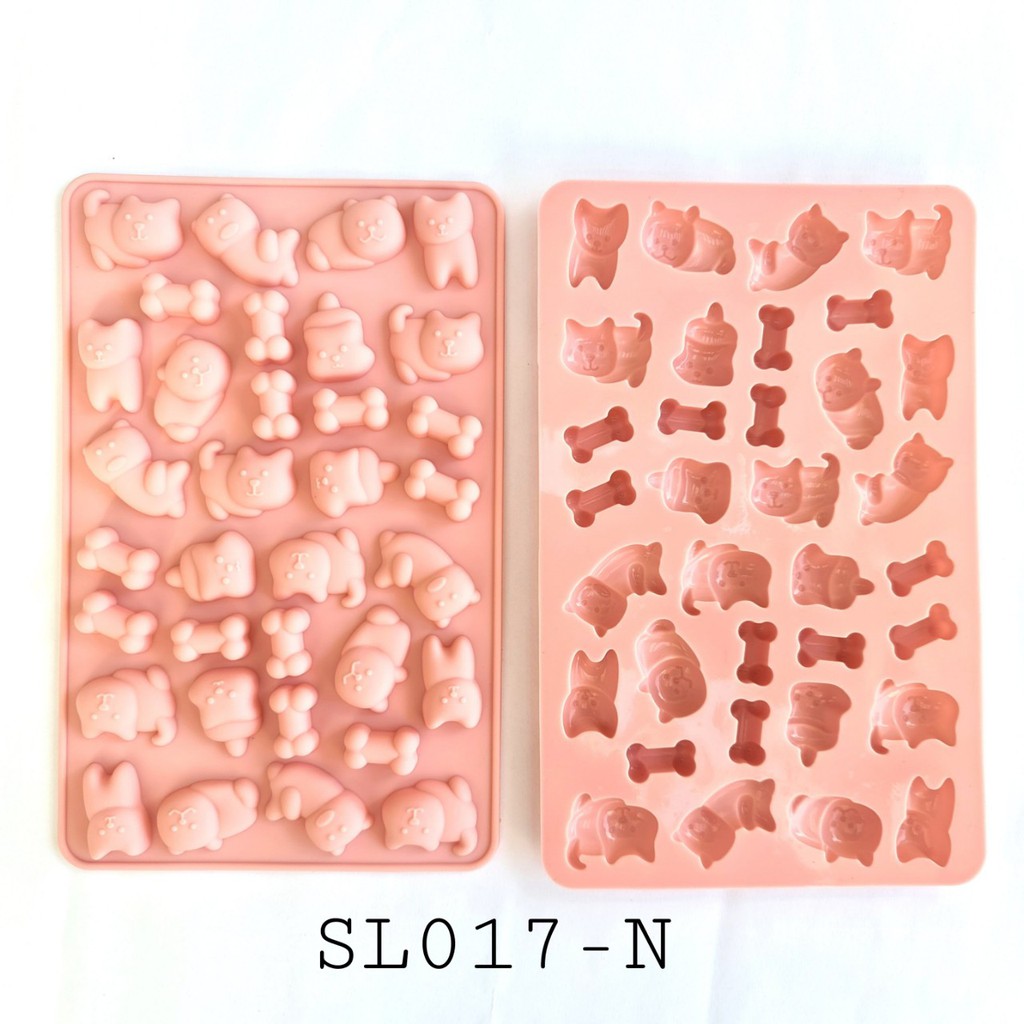 KHUÔN SILICONE KẸO CHIP MẪU M-V