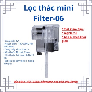 Lọc thác mini cho hồ cá nhỏ, hồ thủy sinh