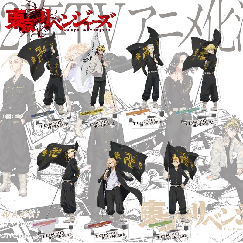 Mô Hình Nhân Vật Anime Tokyo Revengers Bằng Acrylic Đứng Để Bàn Trang Trí