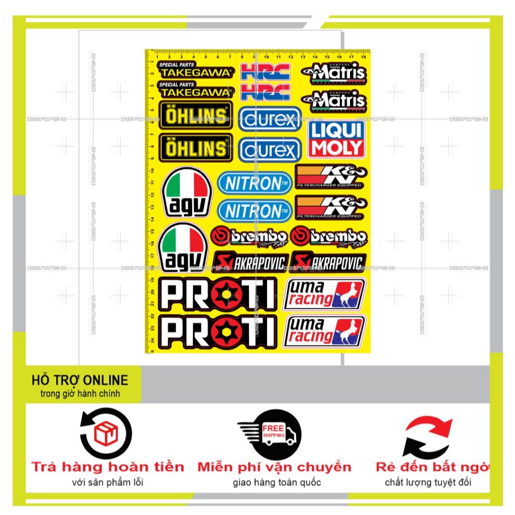 LOGO STICKER DÁN XE MÁY L 16 - SHINDECAL2