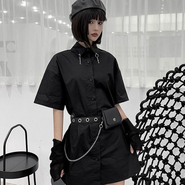 Thắt lưng phối ví và dây xích tháo rời được phong cách cá tính 19580