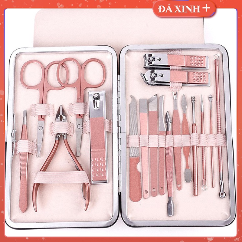 Bộ Dụng Cụ Làm Móng - Cắt Bấm Móng Chân Tay Set 18 Món Cao Cấp Tiện Dụng