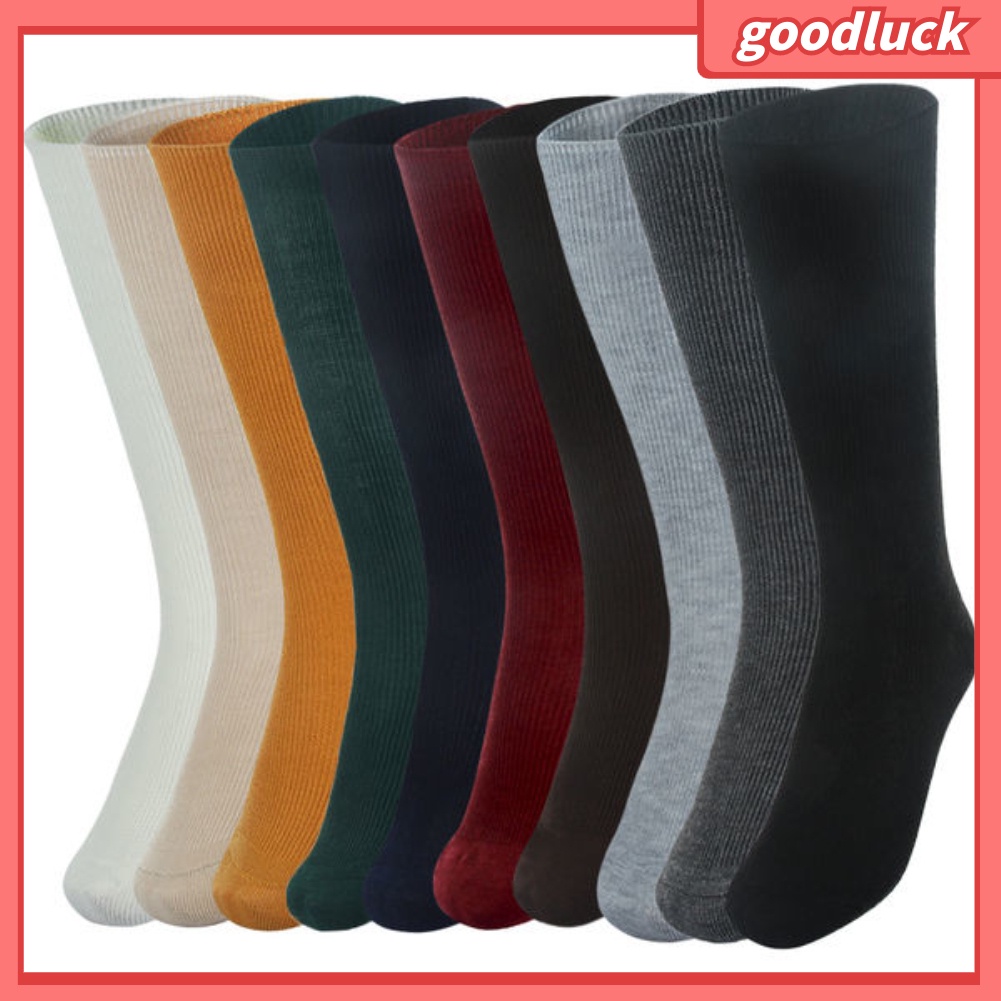 Đôi Vớ Ống Chân Màu Trơn Thời Trang Cho Nữ