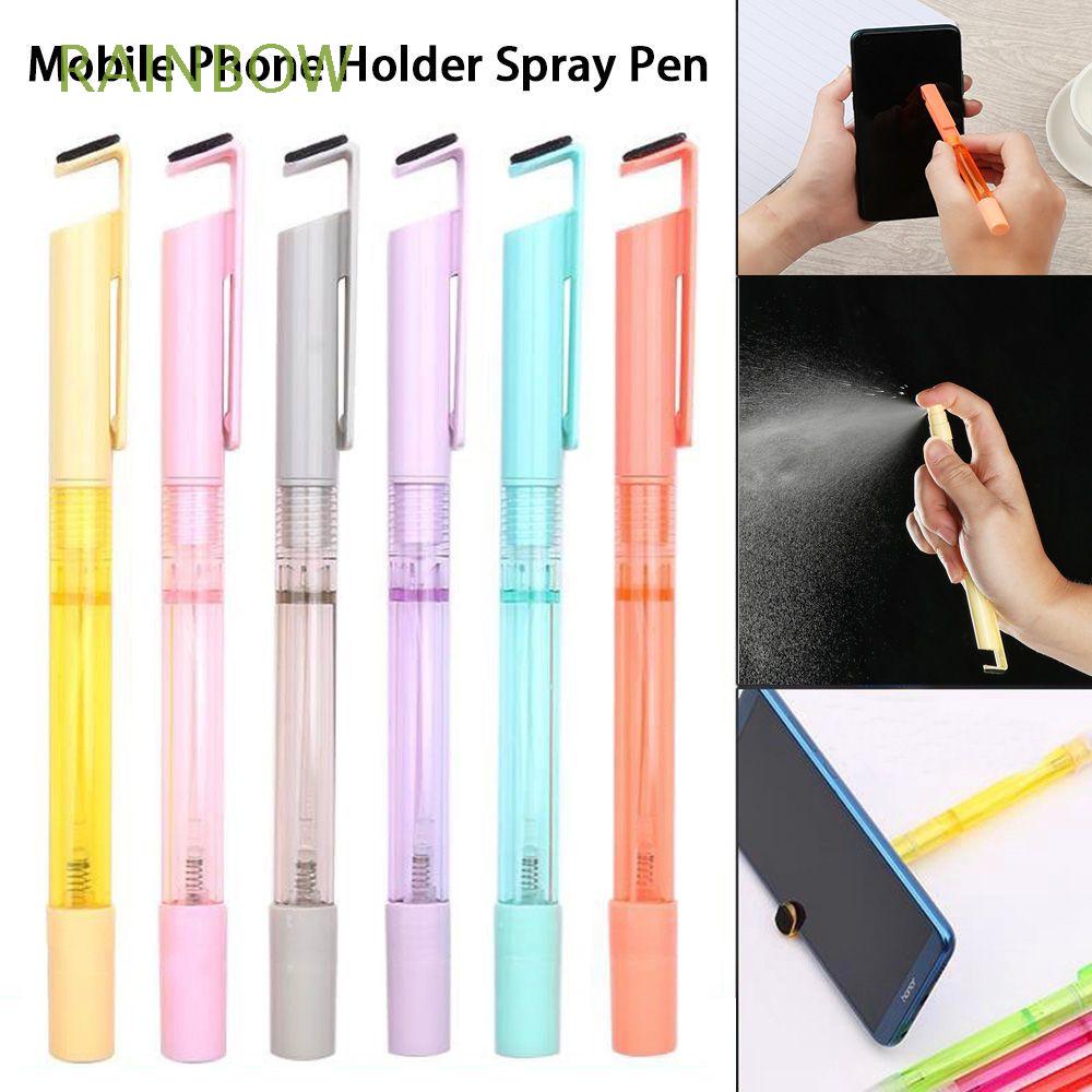 Bút gel xịt tích hợp mini dùng đựng dung dịch xịt khuẩn / nước hoa kiêm giá đỡ điện thoại mang đi du lịch tiện lợi