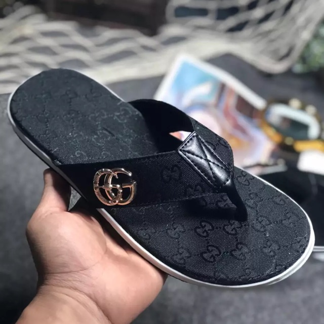 Dép tông nam GG đen