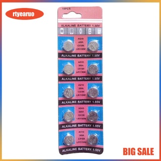 Pin nút kiềm AG10 LR1130 389A LR54 L1131 189 cho đồng hồ đeo tay