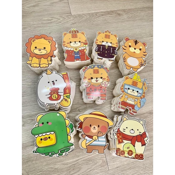 SET 10 CHIẾC LÌ XÌ HOẠT HÌNH