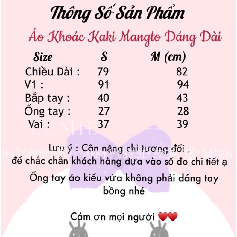 Áo Măng Tô Kaki 2 Lớp K76 Dáng Dài Kèm Đai + Túi + Móc Thắt Eo Siêu Xinh  Ảnh Thật Lekemqc