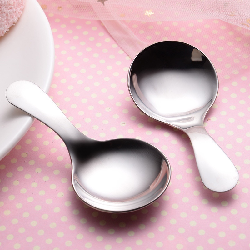 Muỗng Cà Phê Cán Ngắn Bằng Thép Không Gỉ