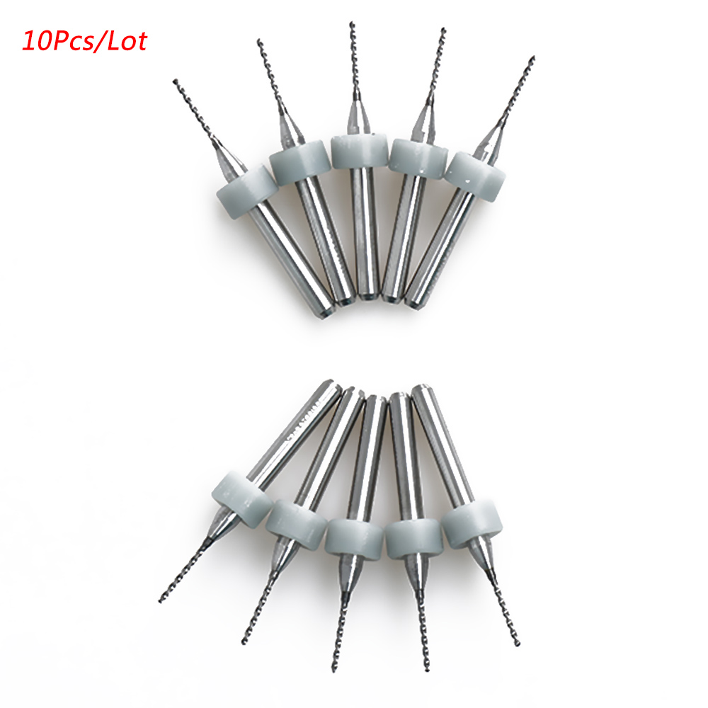 BITS Bộ 10 Đầu Mũi Khoan Micro 0.8mm