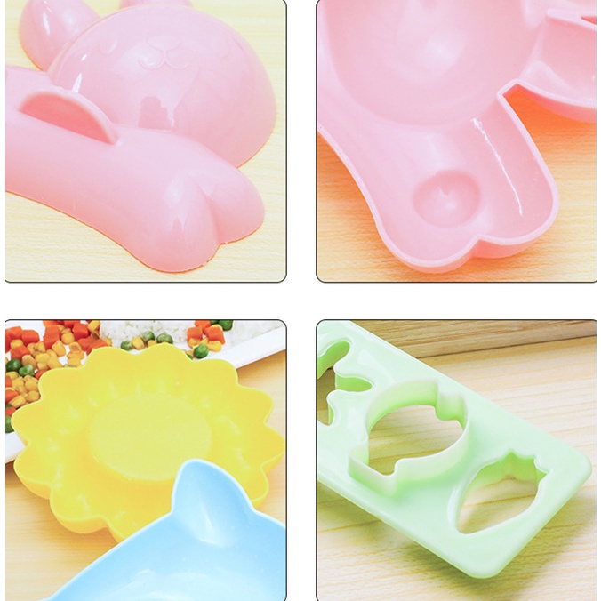 Khuôn tạo hình cơm hình thú mẫu mới