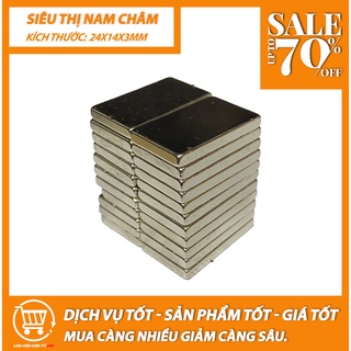 Nam Châm Nam Châm Đất Hiếm Chữ Nhật (Siêu rẻ).