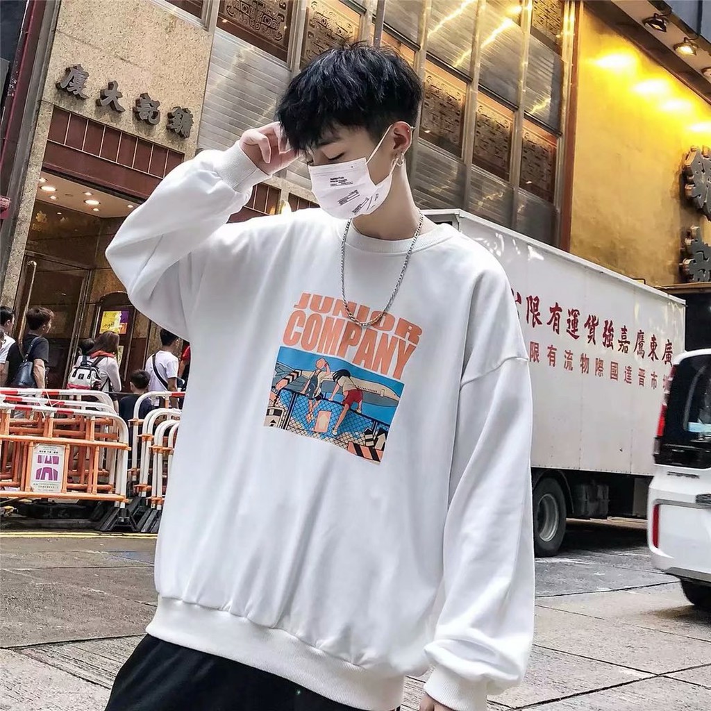Áo sweater dài tay thời trang thu đông ấm áp cho nam