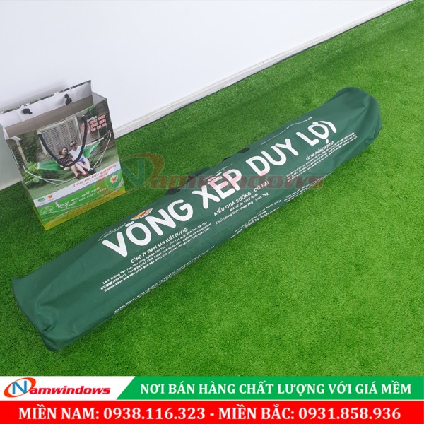 Bộ Giá Võng DUY LỢI Cỡ Đại | Inox Phi 27 | Hàng chính hãng (bao gồm lưới võng)