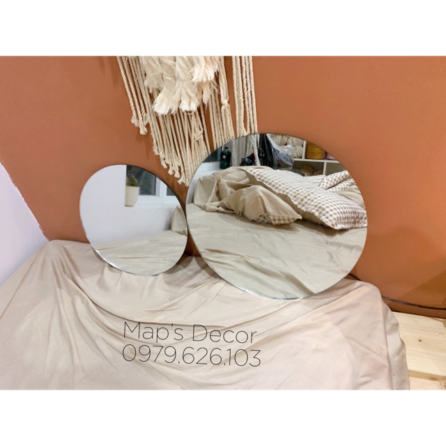 Gương làm gương macrame 40cm