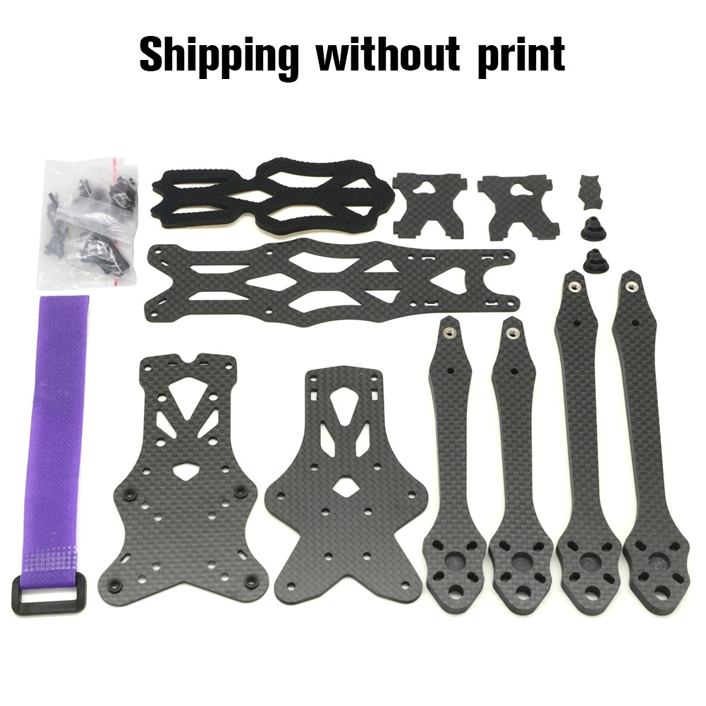 Khung Máy Bay Điều Khiển Từ Xa 5 "240mm 240 5" Bằng Sợi Carbon Với Cánh Tay 5.5mm Cho APEXDC APEX DC DC5 / HD FPV Freestyle RC