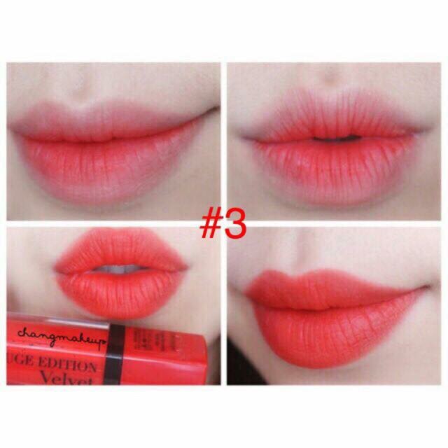 SON KEM LỲ BOURJOIS VELVET PHÁP CHÍNH HÃNG💄MÀU HOT 3-4-18-19-20 