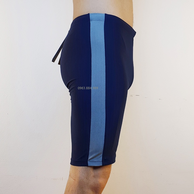 Quần bơi nam QB.04 dạng lửng phối sọc hông chất thun cao cấp thương hiệu thời trang thể thao 361