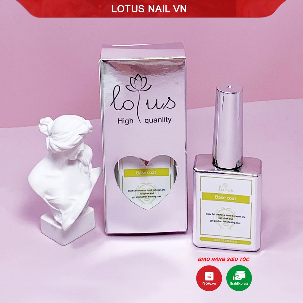 Base coat, liên kết gel Lotus chai 18 ml