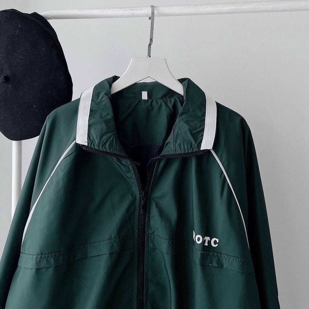 Áo Khoác Nam Nữ Cổ Bẻ Viền Chỉ Nổi Phong Cách ROTC Đẳng Cấp Thời Trang thoi trang shop valentina