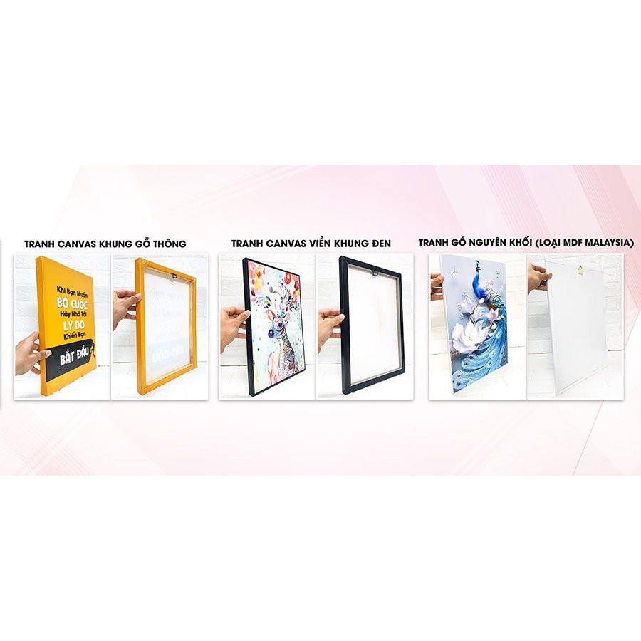 Tranh Tráng Gương - Tranh Treo Tường Tết 2024 Phúc Lộc Thọ