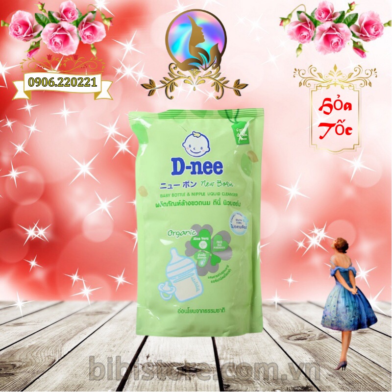 (Bibistore-Dnee) Nước Rửa Bình Sữa D-nee 500ml/ 600ml (Hoả Tốc HCM)