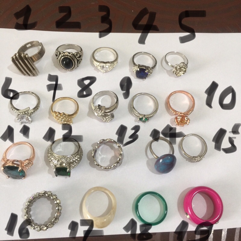 Trang sức si nhật. NHẪN NI TAY 6  ms hnhua