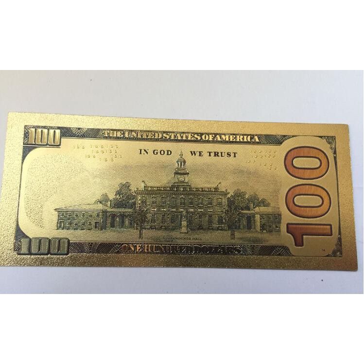 Tờ 100 USD mạ vàng