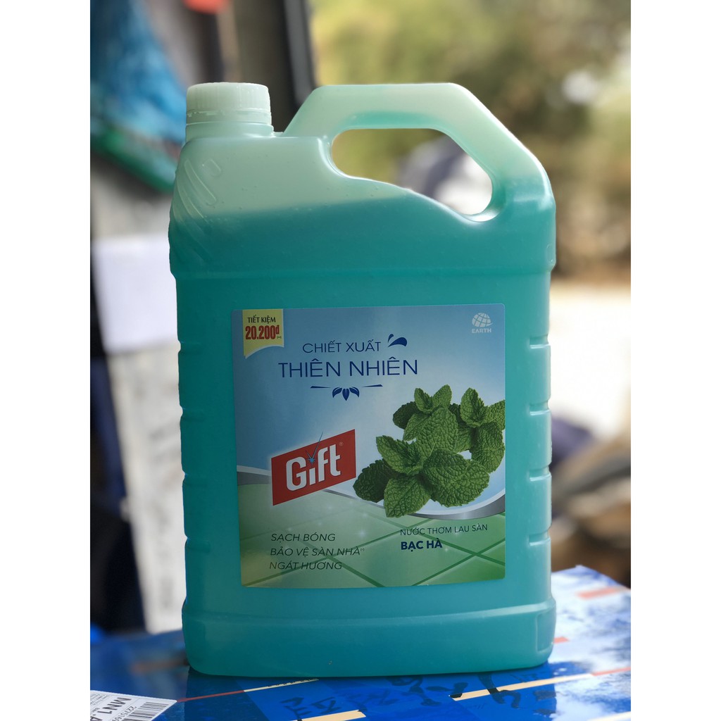 Nước lau sàn Net 4kg tặng Nước rửa chén 800g