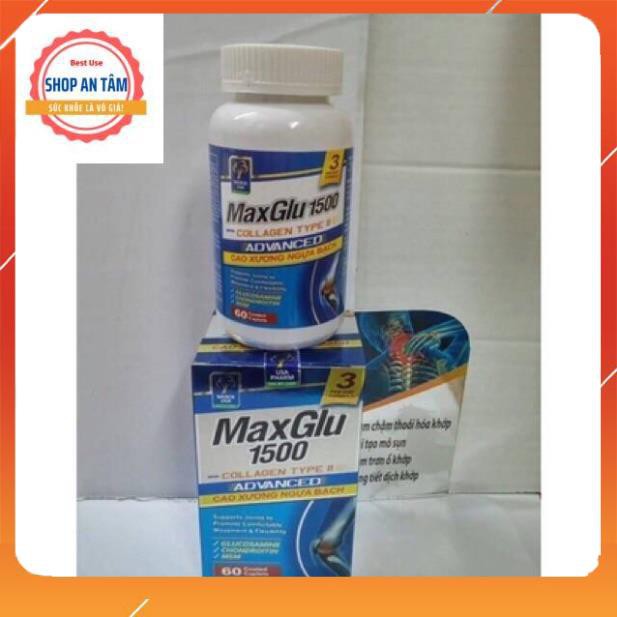 MaxGlu 1500 hỗ trợ xương khớp (hộp 60 viên)