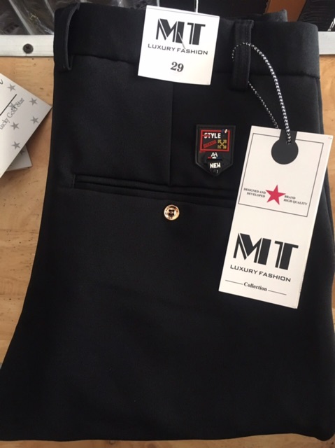 quần tây âu nam 2 màu đen, xám đậm công sở cao cấp vải mịn co giãn phong cách | BigBuy360 - bigbuy360.vn