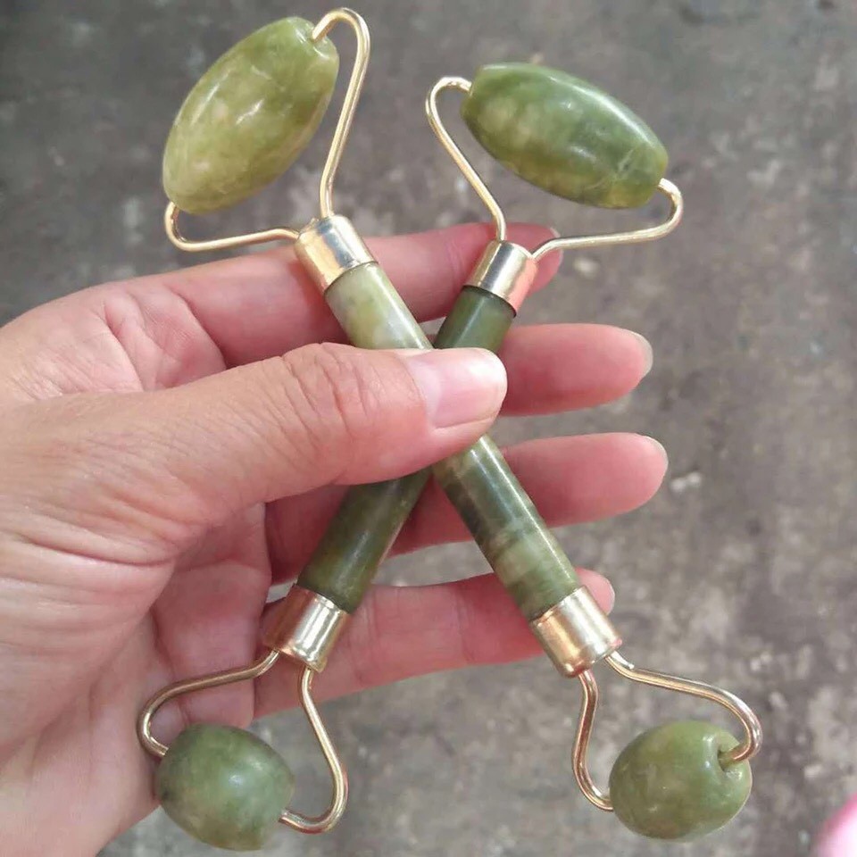 ( Free ship)  Đá lăn quầng thâm cây lăn mặt 2 đầu tiện ích đá giúp lưu thông máu săn chắc cơ