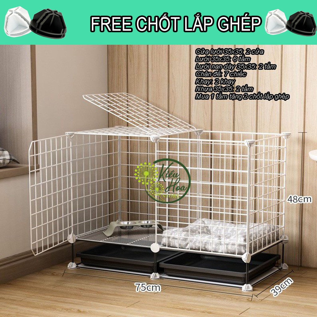 CHUỒNG QUÂY CHÓ MÈO THÁO LẮP TIỆN LỢI