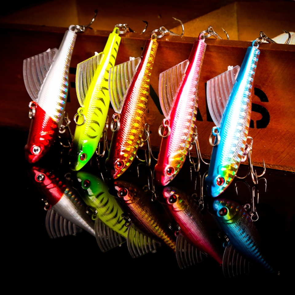 Mồi câu cá 7cm 18g kèm chì cứng tiện dụng