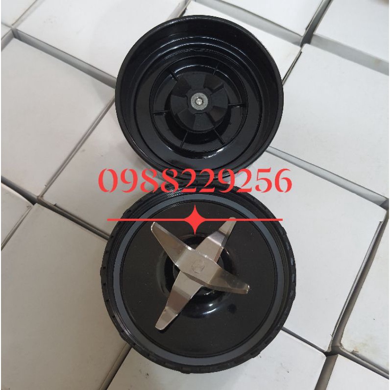LINH KIỆN MÁY XAY- Bộ dao 4 lưỡi và cối dài máy xay magic, okusanno vấu4