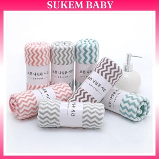 Set 10 khăn mặt kẻ hàn quốc loại 1