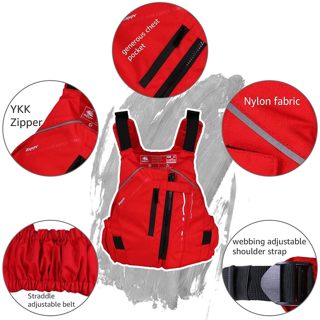 Áo Phao Cứu Sinh Siêu Nhẹ Tiện Dụng Cho Người Lớn