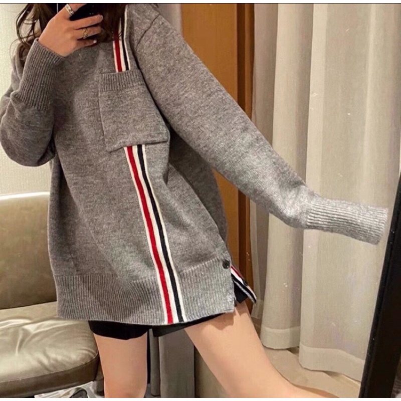 Áo thom browne len kẻ sọc