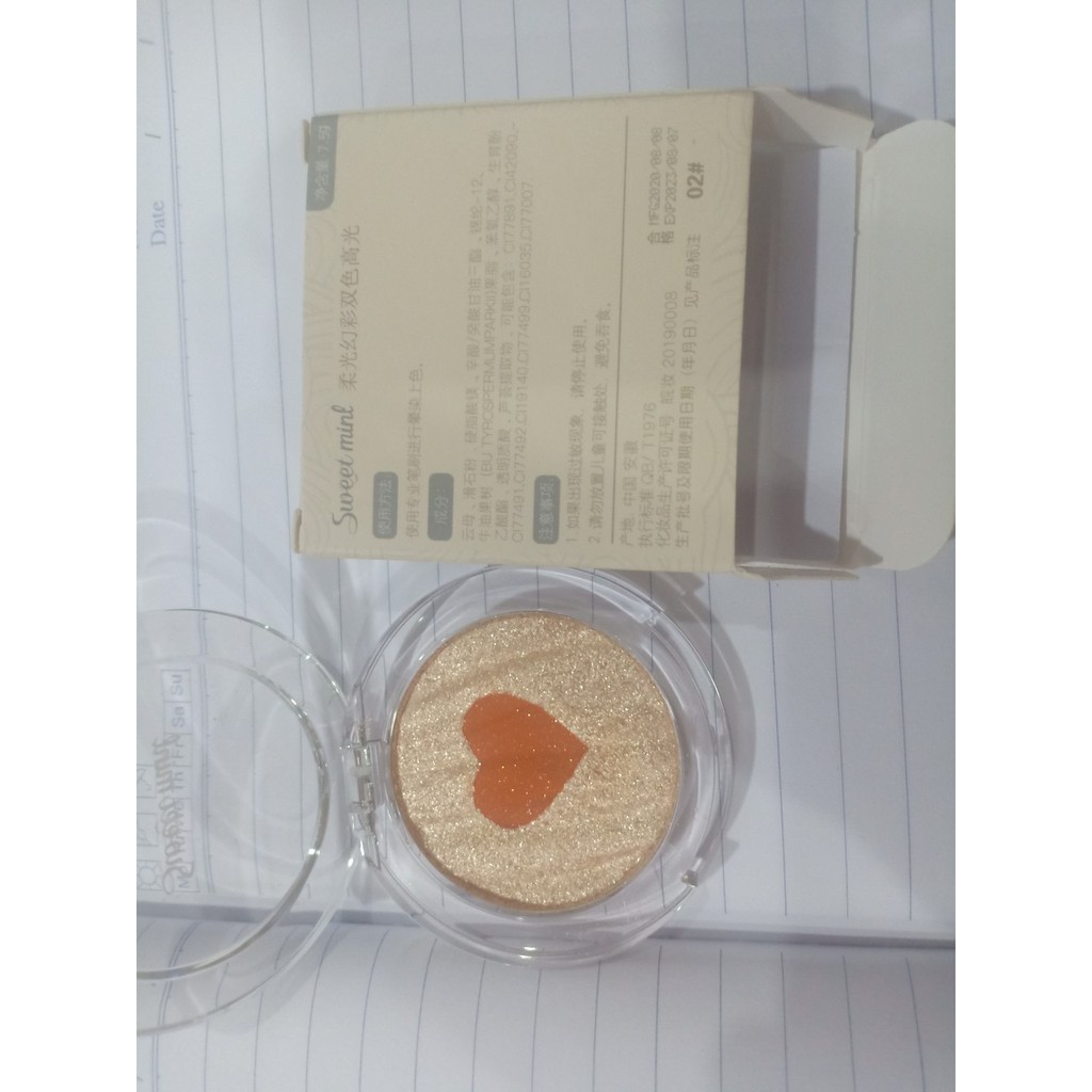 Phấn Mắt Nhũ Kiêm Phấn Má Sweet Mint Trái Tim Bắt Sáng | BigBuy360 - bigbuy360.vn