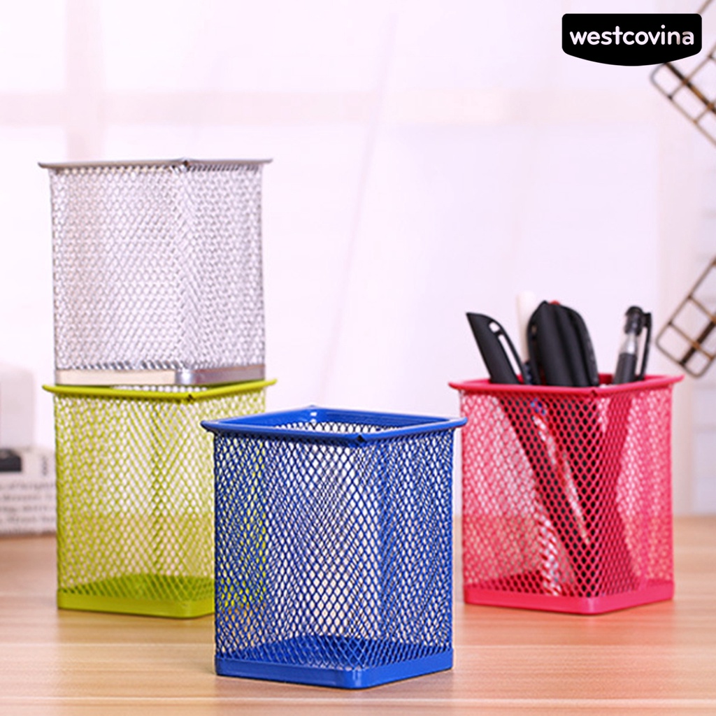 [Hot]✍Giá Đỡ Bút Bằng Sắt Chống Mòn Sức Chứa Lớn Tiện Dụng Cho Gia Đình