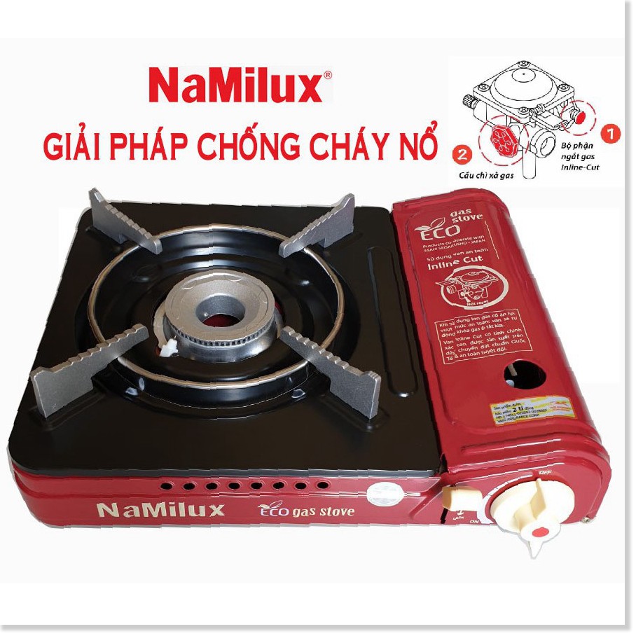 Bếp Ga Mini Cao Cấp NaMilux PL-1911PF - Ngắt ga tự động, đảm bảo an toàn cho người sử dụng Điện Gia Dụng Bảo Minh - Điện